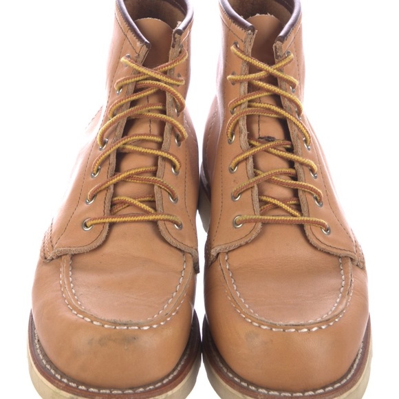 •	Red Wing Leather Ankle Boots
	•	Neutrals
	•	Round-Toes
	•	Lace-Up Closure - Picture 2 of 7